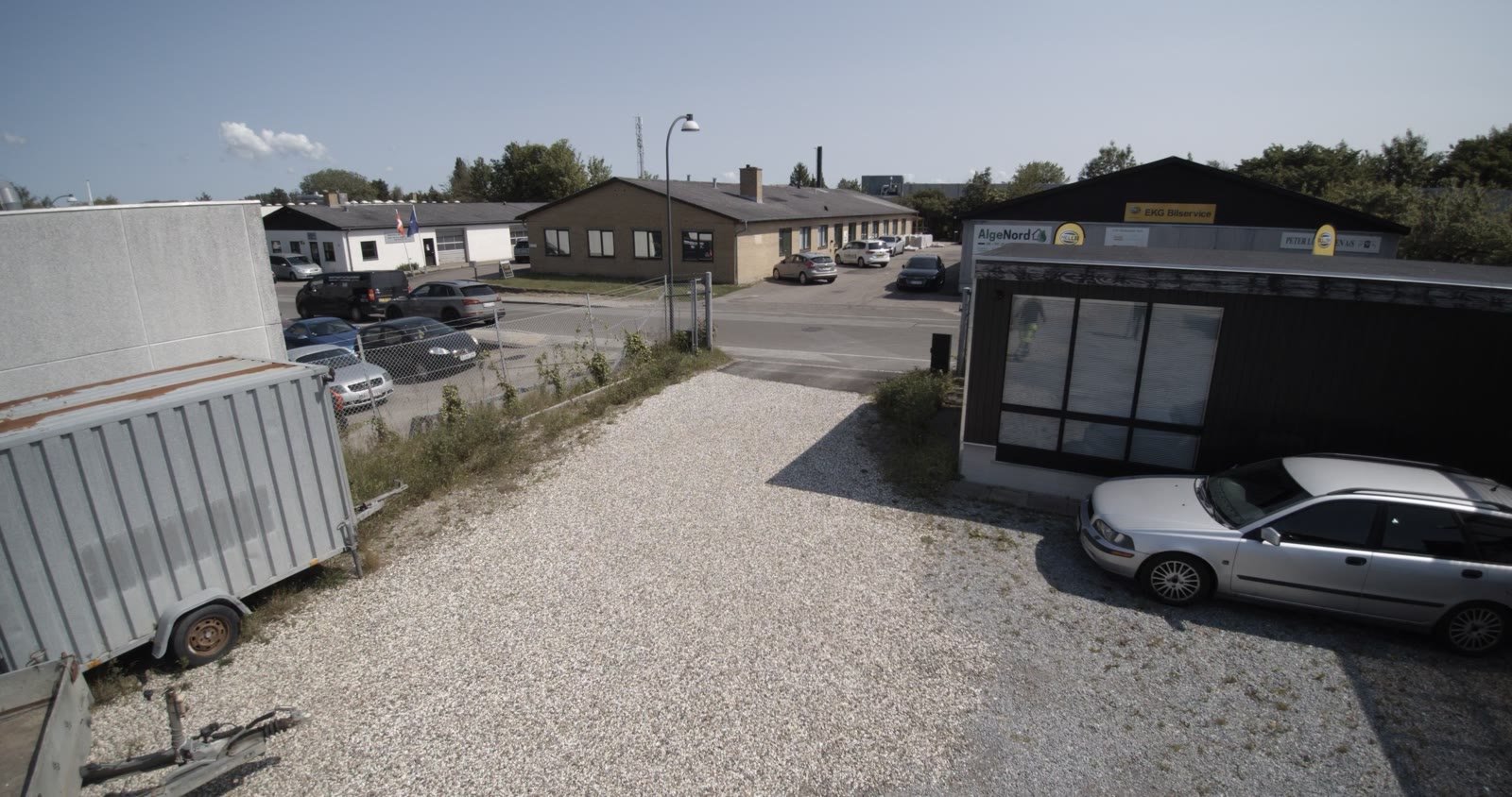 Luftfoto af pladsen i Birkerød